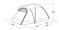 Family & Leisure Tents-Outwell Cloud 5 Tent