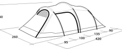 Family & Leisure Tents-Outwell Earth 4 Plus Tent
