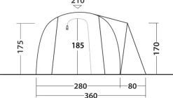 Family & Leisure Tents-Outwell Nevada 4 Tent