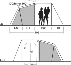 Family & Leisure Tents-Outwell Nevada 5 Tent