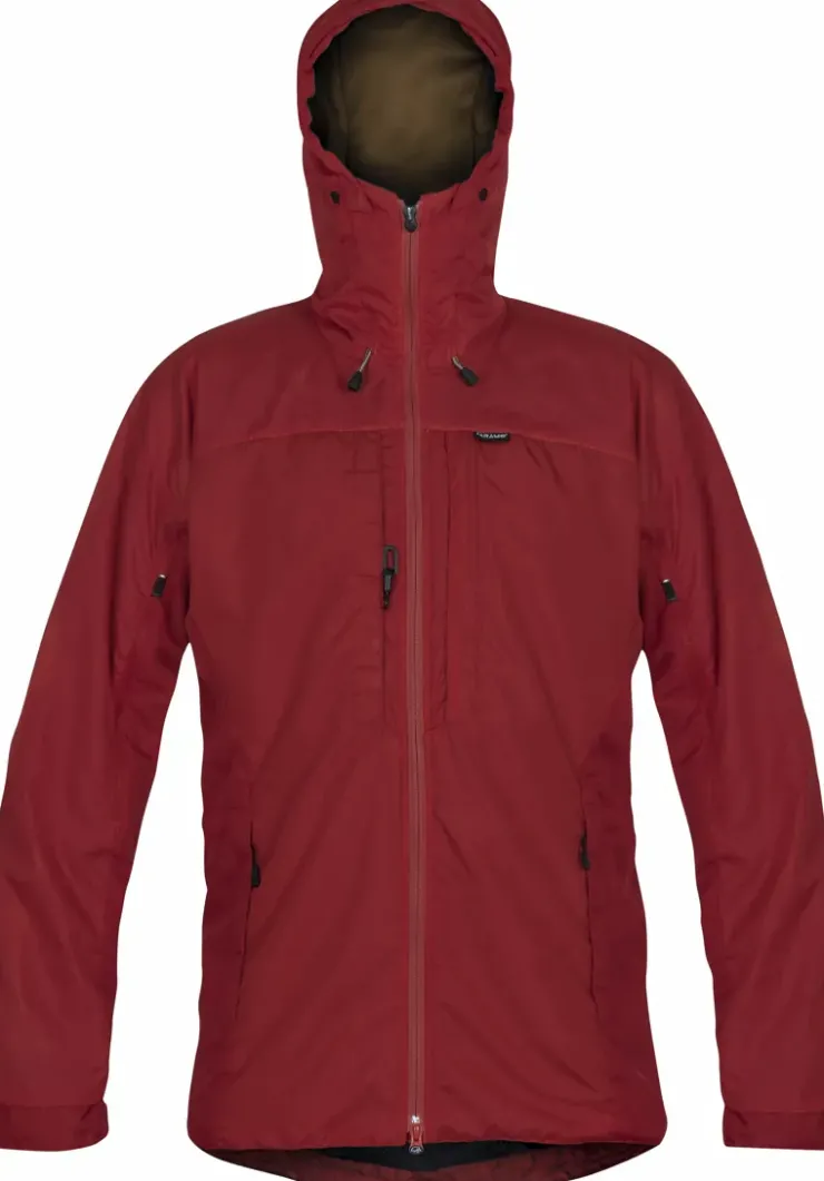 Waterproof Jackets-Paramo Mens Alta III Jacket - Fire-Burnt Chilli Zips