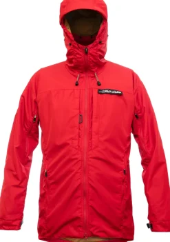 Waterproof Jackets-Paramo Mens Alta III Jacket - Fire-Burnt Chilli Zips