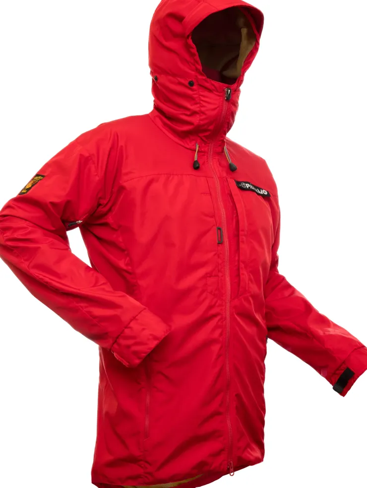 Waterproof Jackets-Paramo Mens Alta III Jacket - Fire-Burnt Chilli Zips