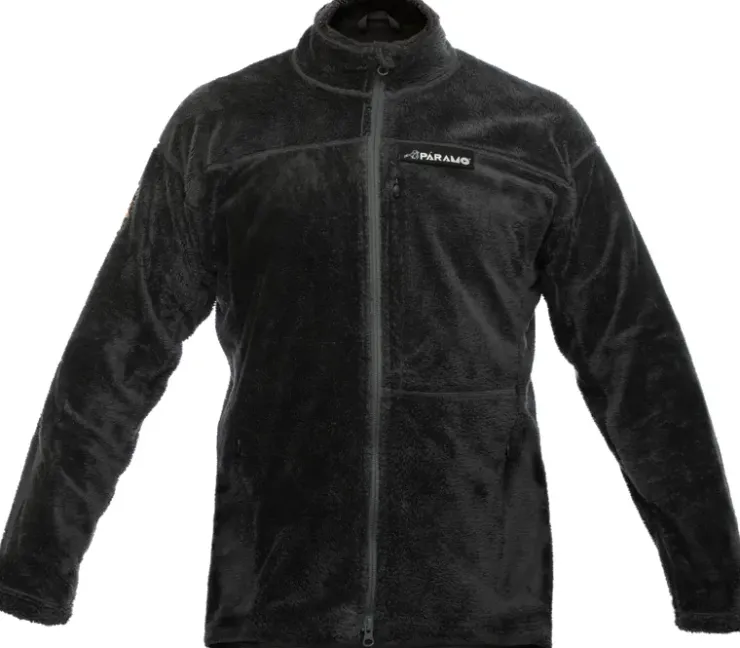 Fleece & Mid Layer-Paramo Mens Bentu Plus Fleece - Dark Grey