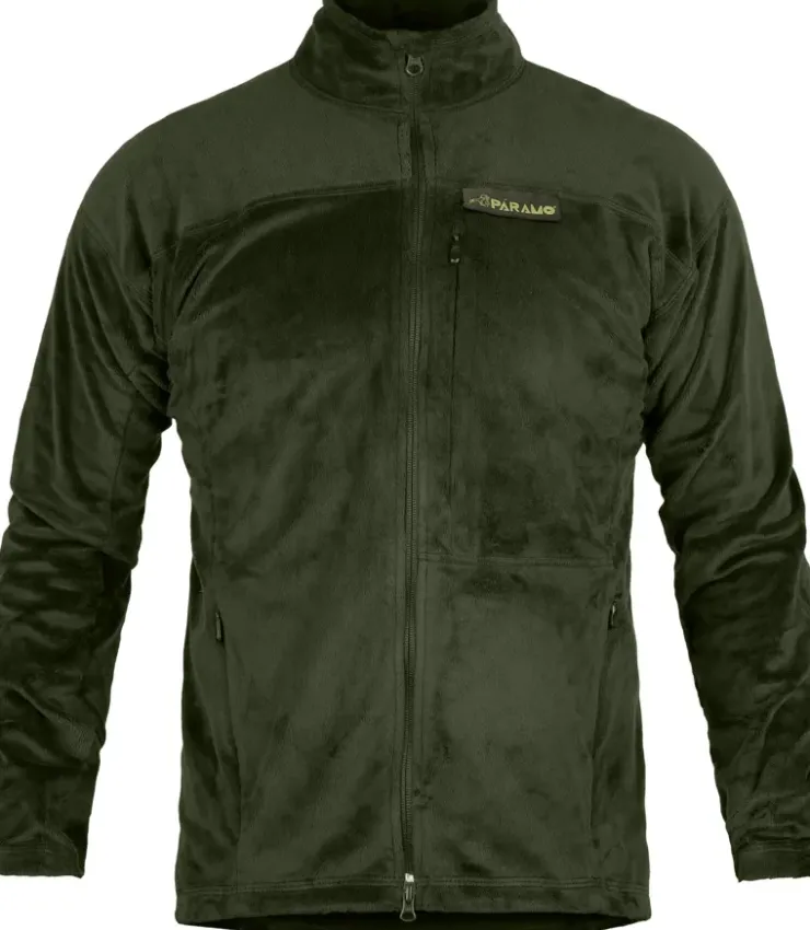 Fleece & Mid Layer-Paramo Mens Bentu Plus Fleece - Moss