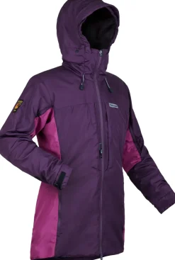 Waterproof Jackets-Paramo Womens Alta III Jacket - Elderberry-Foxglove Trim