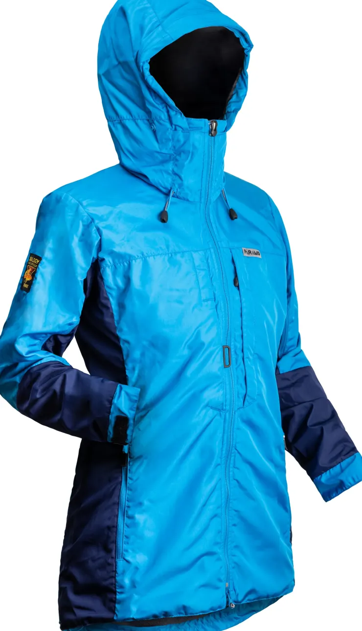 Waterproof Jackets-Paramo Womens Alta III Jacket - Neon Blue-Midnight