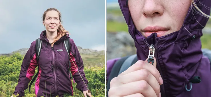 Waterproof Jackets-Paramo Womens Alta III Jacket - Neon Blue-Midnight