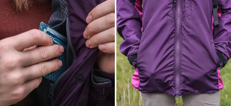 Waterproof Jackets-Paramo Womens Alta III Jacket - Neon Blue-Midnight