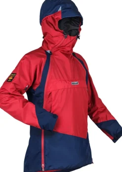 Waterproof Jackets-Paramo Womens Velez Evolution Hybrid Smock - Fire-Midnight
