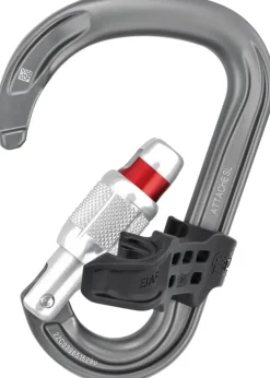 Carabiners & Quickdraws-Petzl Attache Bar Carabiner - Gray