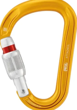 Carabiners & Quickdraws-Petzl Attache Carabiner - Yellow