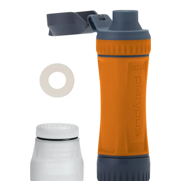 Water Purification-Platypus Quickdraw Filter - Orange