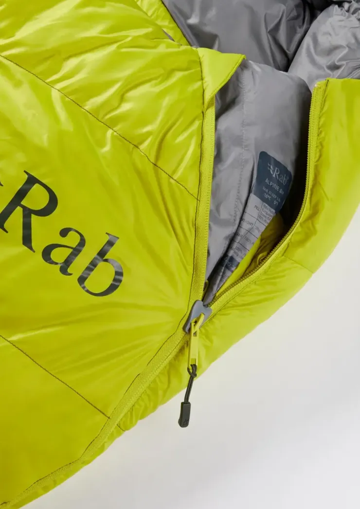 Backpacking & Lightweight Sleeping Bags-Rab Alpine 800 Sleeping Bag - Left-Zip - Regular