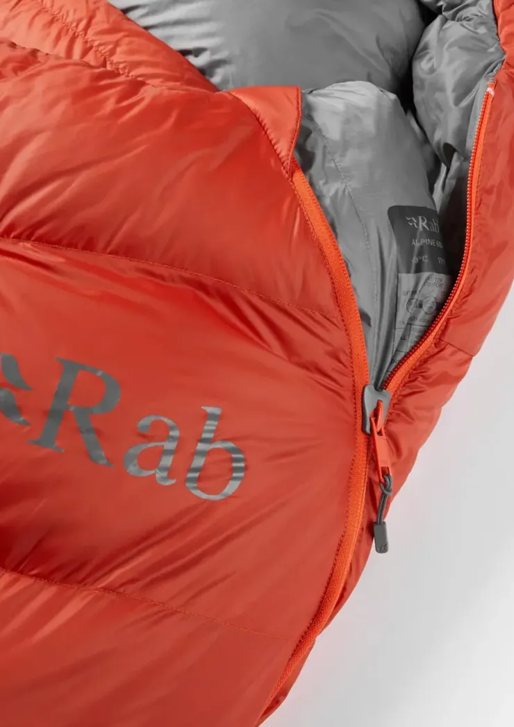 Backpacking & Lightweight Sleeping Bags-Rab Alpine 600 Sleeping Bag - Left-Zip - Regular