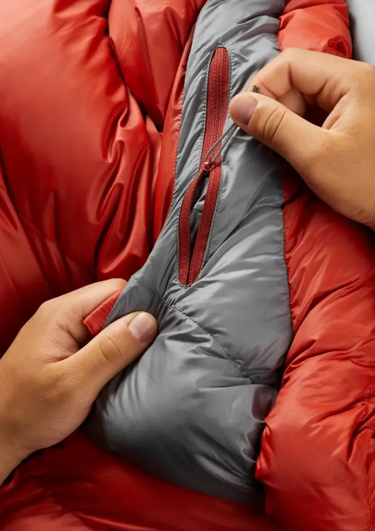 Backpacking & Lightweight Sleeping Bags-Rab Alpine 600 Sleeping Bag - Left-Zip - Regular