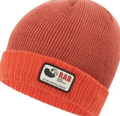 Hats-Rab Essential Beanie - Tuscan Red-Red Grapefruit