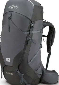Backpacking Packs-Rab Exion 55 Rucksack - Anthracite-Graphene - M-L
