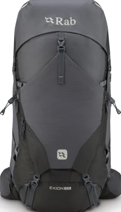 Backpacking Packs-Rab Exion 55 Rucksack - Anthracite-Graphene - M-L