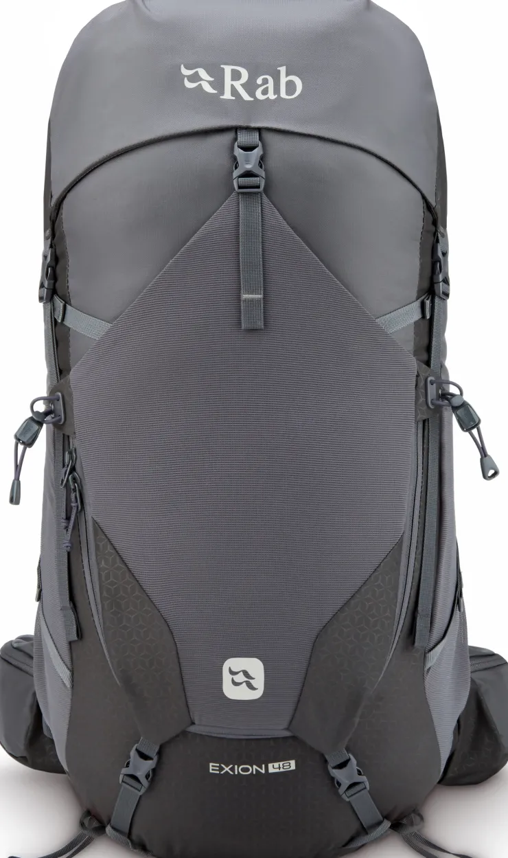 Backpacking Packs-Rab Exion 48 Rucksack - Anthracite-Graphene