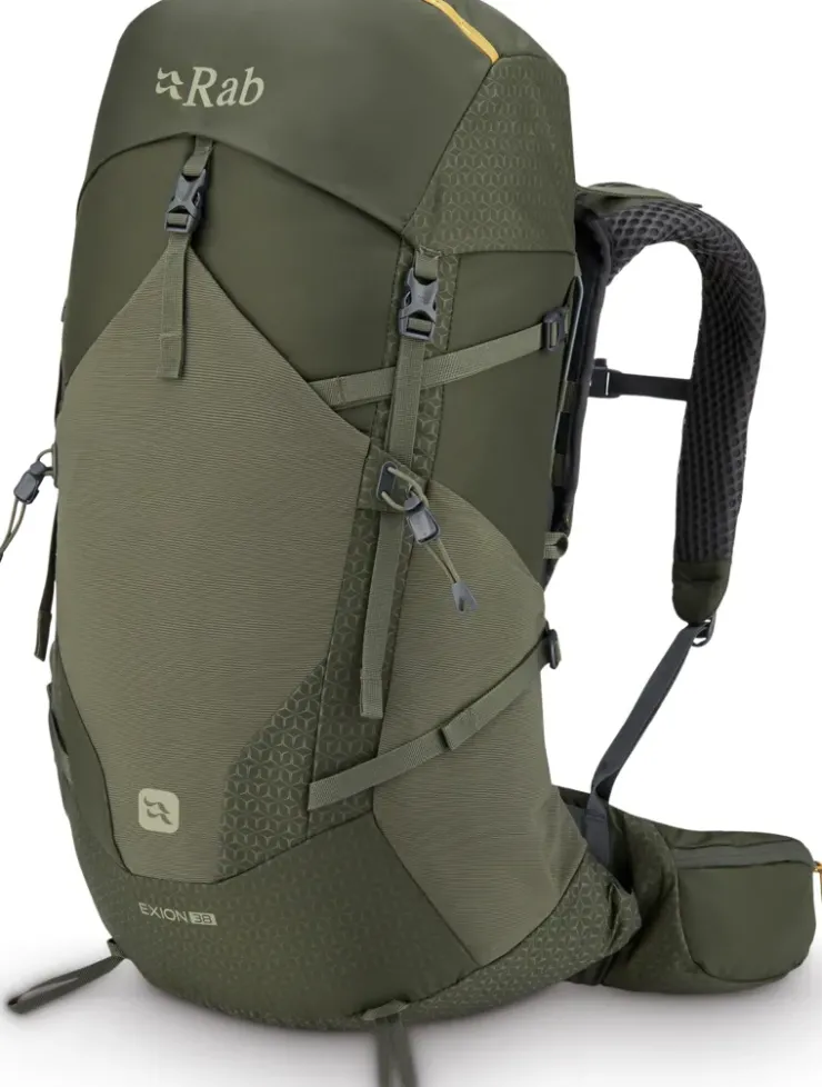 Backpacking Packs-Rab Exion 38 Rucksack - Army
