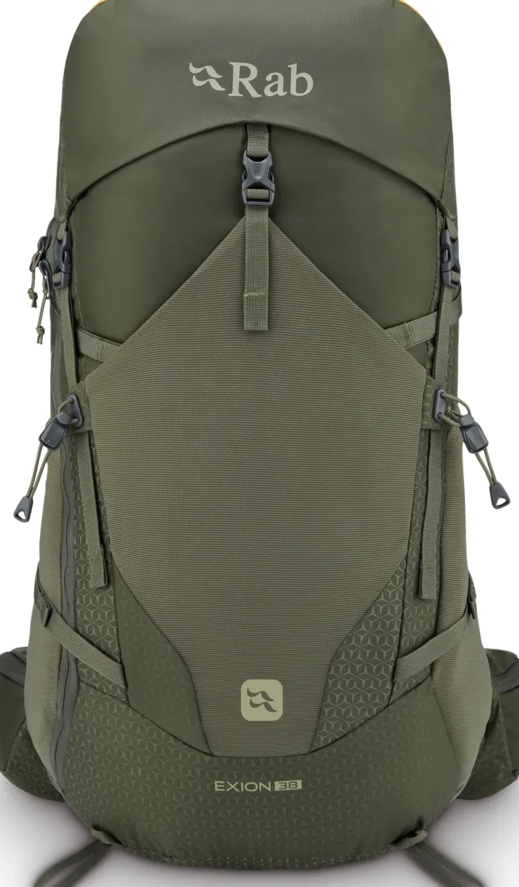 Backpacking Packs-Rab Exion 38 Rucksack - Army