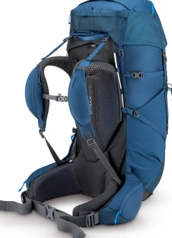 Backpacking Packs-Rab Exion 65 Rucksack - Tempest Blue - M-L