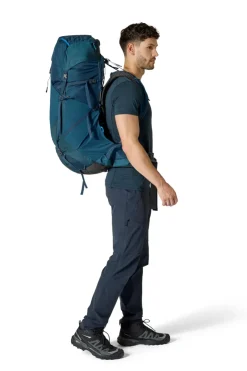 Backpacking Packs-Rab Exion 65 Rucksack - Tempest Blue - M-L