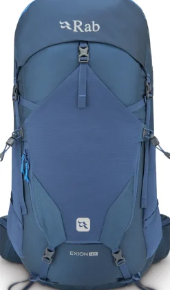 Backpacking Packs-Rab Exion 48 Rucksack - Tempest Blue - M-L