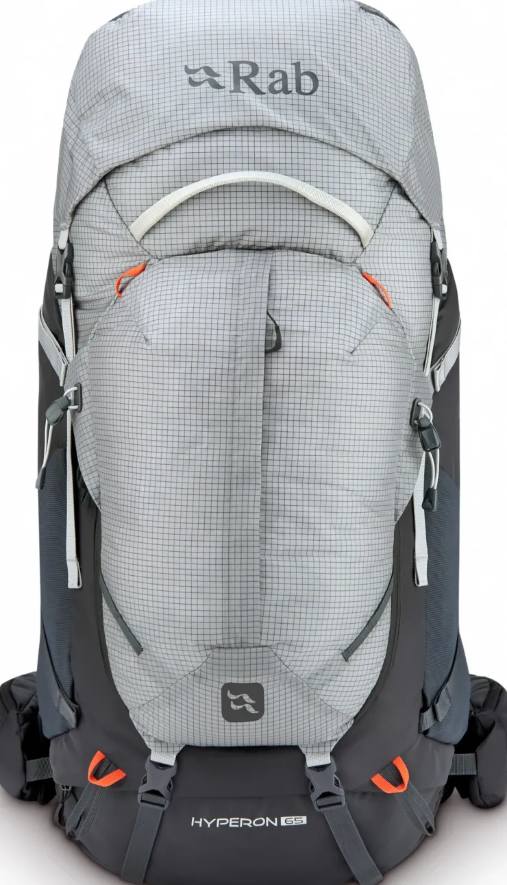 Backpacking Packs-Rab Hyperon 65 Rucksack - Dark Pewter-Anthracite M-L