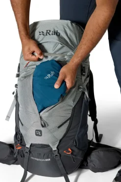 Backpacking Packs-Rab Hyperon 65 Rucksack - Dark Pewter-Anthracite M-L
