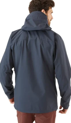 Waterproof Jackets-Rab Mens Arc Eco Jacket - Beluga