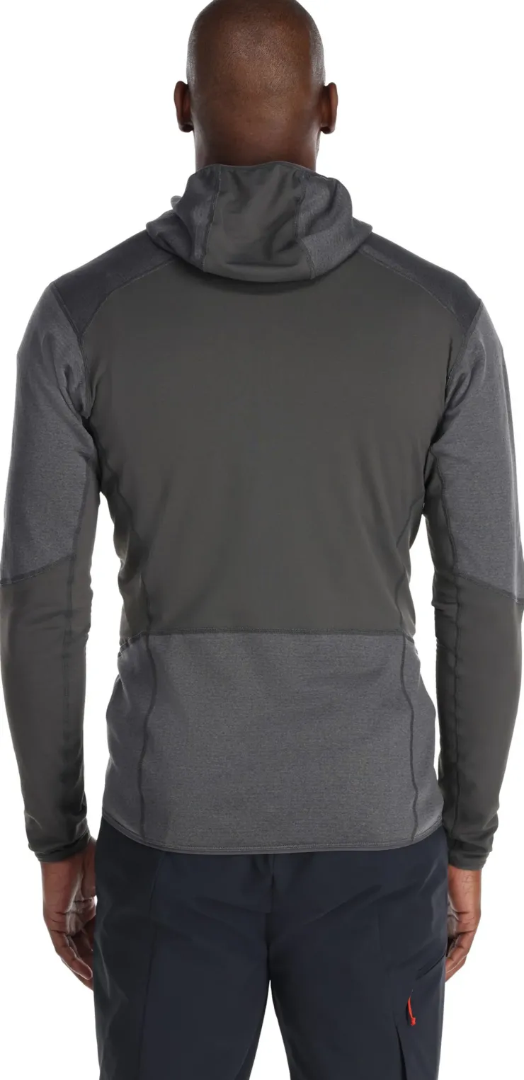 Fleece & Mid Layer-Rab Mens Ascendor Hoody - Graphene