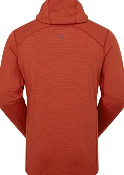 Fleece & Mid Layer-Rab Mens Ascendor Light Hoody - Tuscan Red