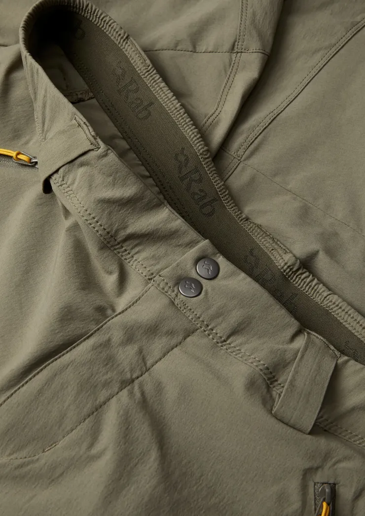 Trousers & Leg Wear-Rab Mens Ascendor Light Pants - Light Khaki