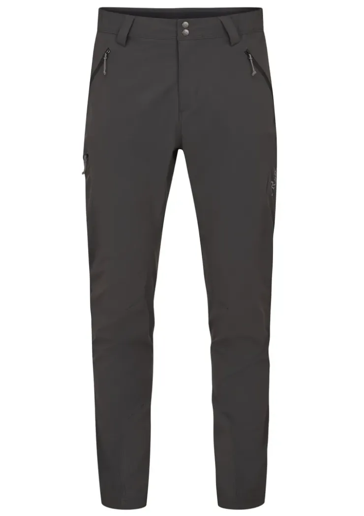 Trousers & Leg Wear-Rab Mens Ascendor Light Pants - Anthracite