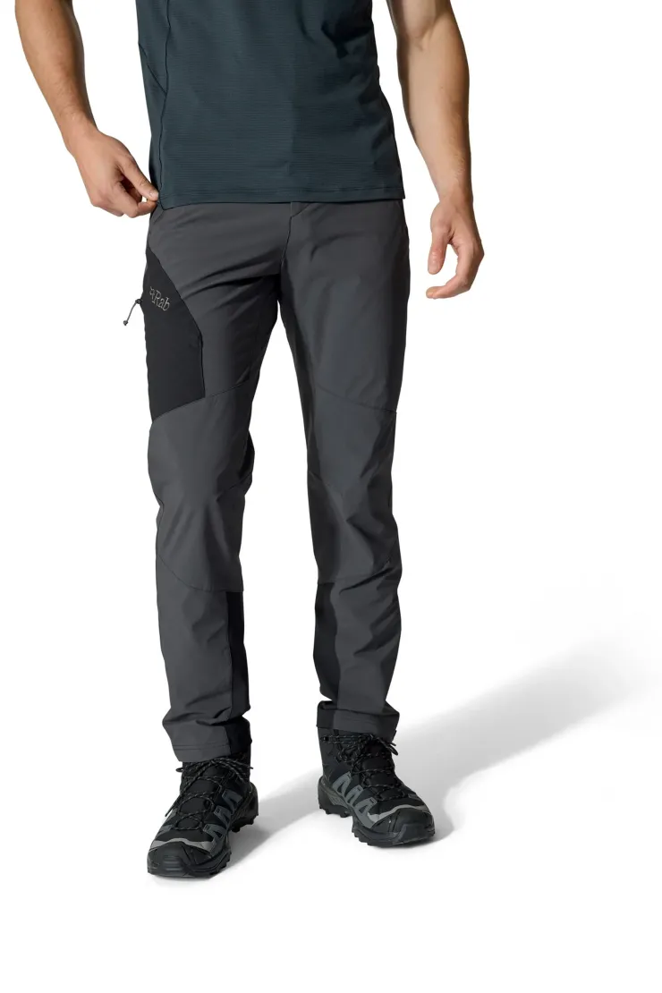 Trousers & Leg Wear-Rab Mens Ascendor Pants - Anthracite