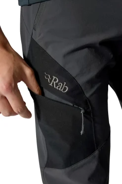 Trousers & Leg Wear-Rab Mens Ascendor Pants - Anthracite