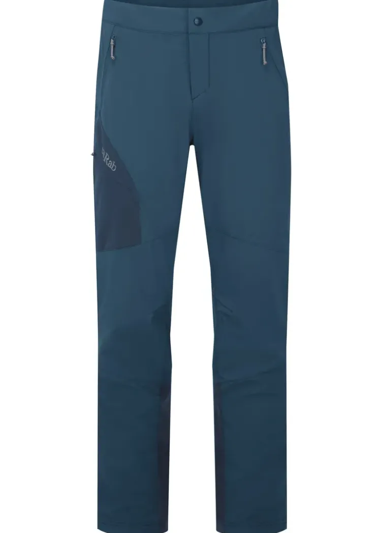 Trousers & Leg Wear-Rab Mens Ascendor Pants - Tempest Blue