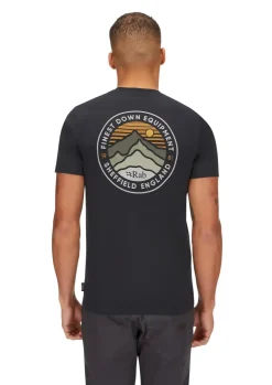 T-Shirts & Baselayers-Rab Mens Basecamp 3 Peak Tee - Beluga