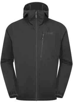 Softshell Jackets-Rab Mens Borealis Alpine Hoody - Beluga