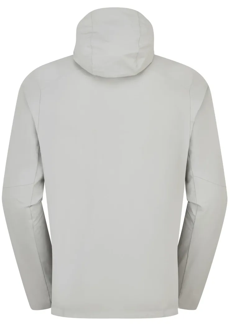 Softshell Jackets-Rab Mens Borealis Alpine Hoody - Light Zinc