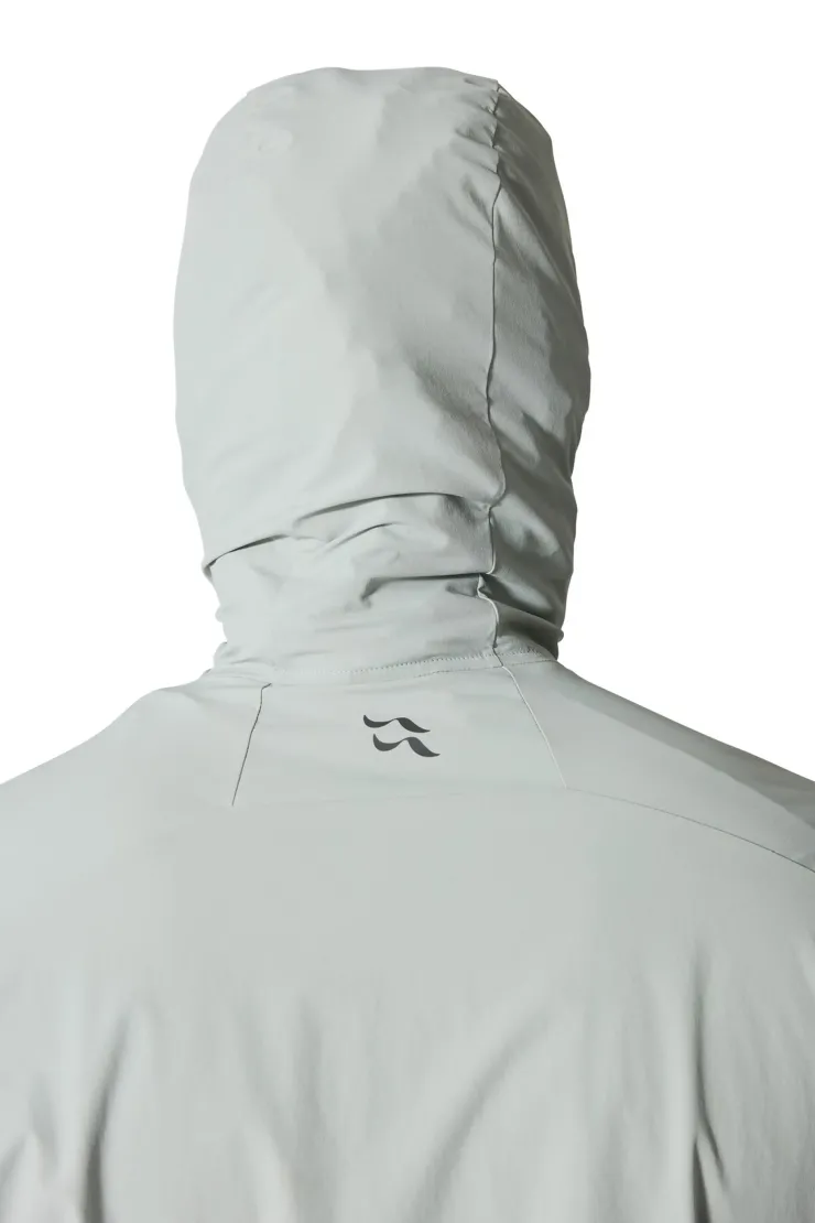 Softshell Jackets-Rab Mens Borealis Alpine Hoody - Light Zinc