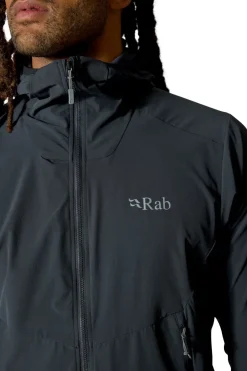 Softshell Jackets-Rab Mens Borealis Hoody - Beluga