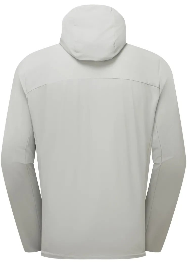 Softshell Jackets-Rab Mens Borealis Hoody - Light Zinc