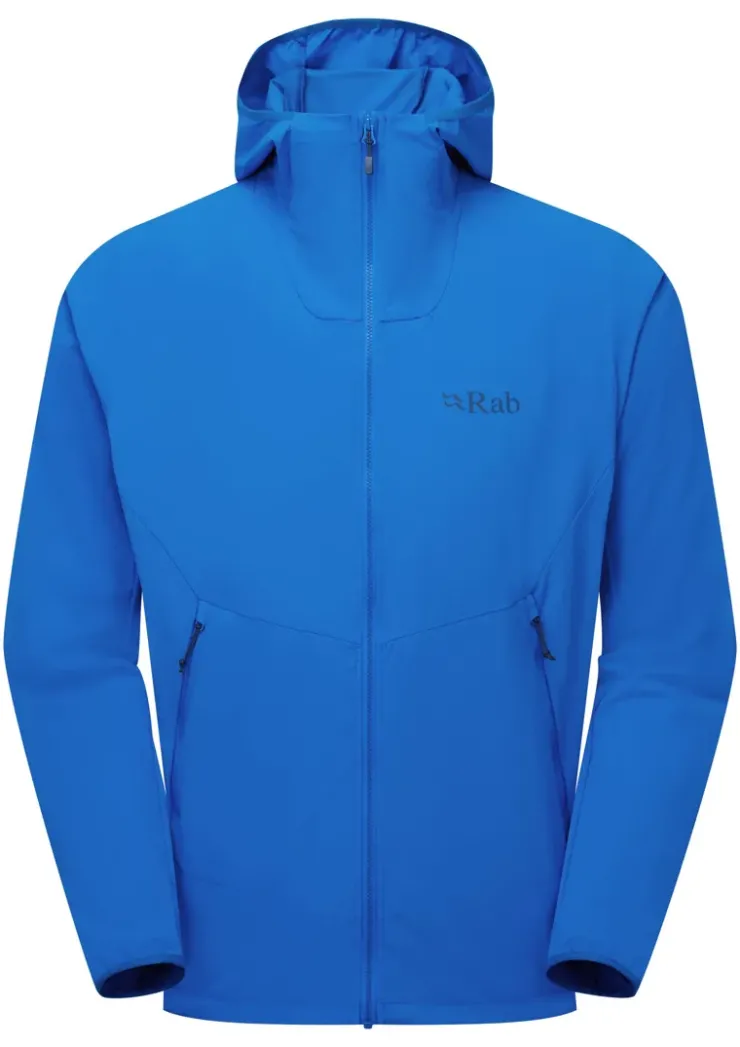 Softshell Jackets-Rab Mens Borealis Hoody - Maya Blue