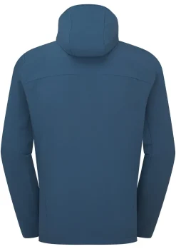 Softshell Jackets-Rab Mens Borealis Hoody - Tempest Blue