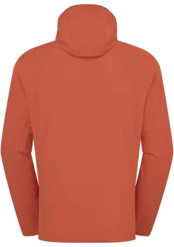 Softshell Jackets-Rab Mens Borealis Hoody - Tuscan Red