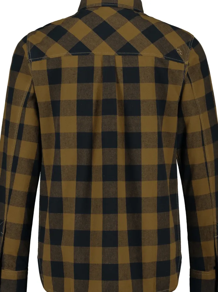 Shirts-Rab Mens Boundary Shirt - Caramel Check