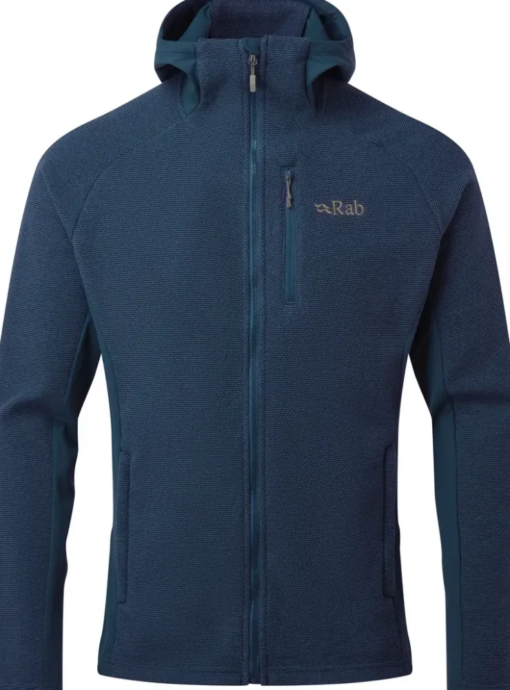 Fleece & Mid Layer-Rab Mens Capacitor Hoody - Deep Ink